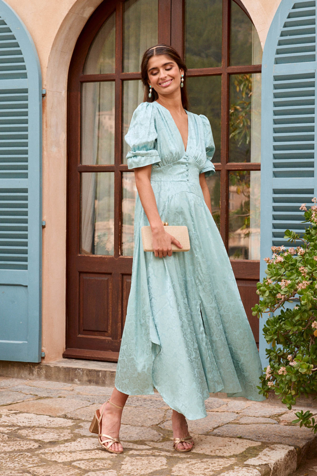 Pol&iacute;n Et Moi Vestido jacquard Sylvie