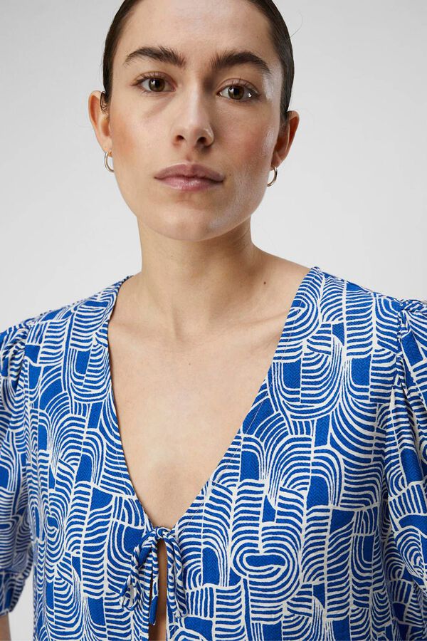Object Blusa estampada Azul