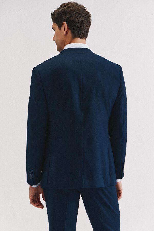 Cortefiel Americana ojo de perdiz azul serie XXI Azul oscuro