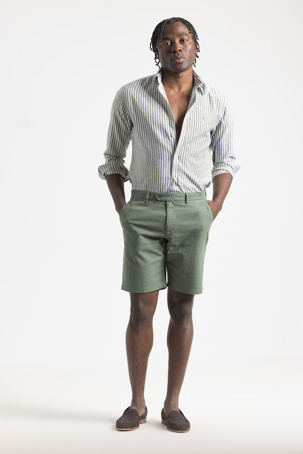 PuroEGO Bermuda microquadrado Verde