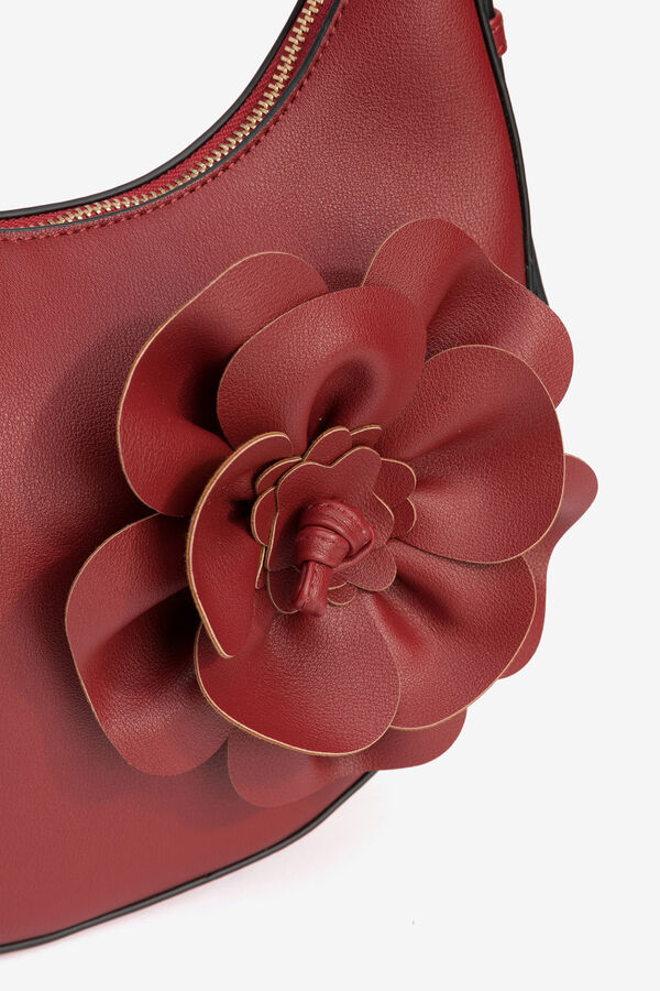 Vilanova Cartera con flor Rojo