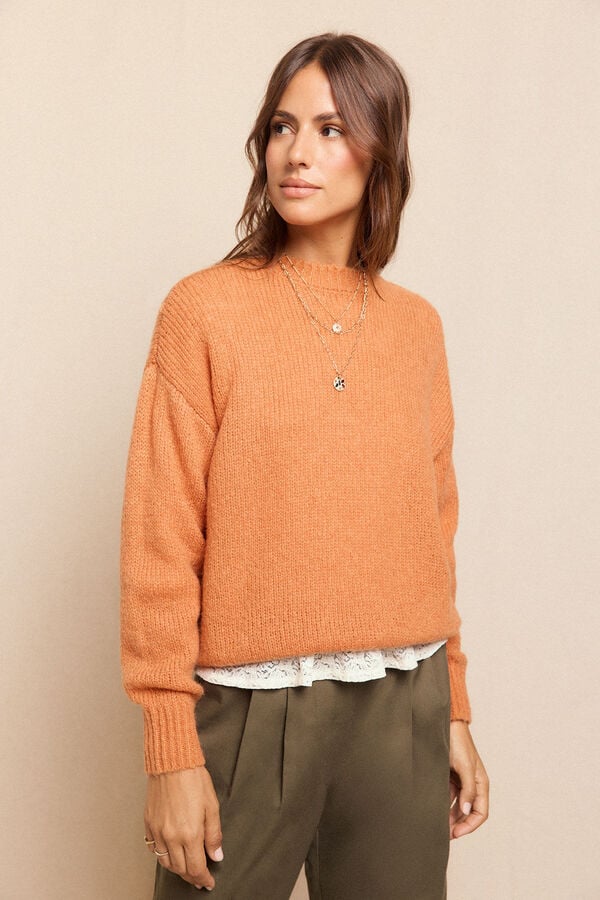 Slowlove Camisola b&aacute;sica Laranja