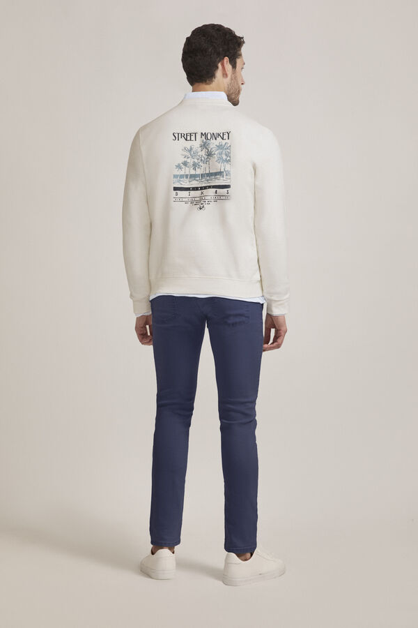 Street Monkey Sudadera moda Marfil