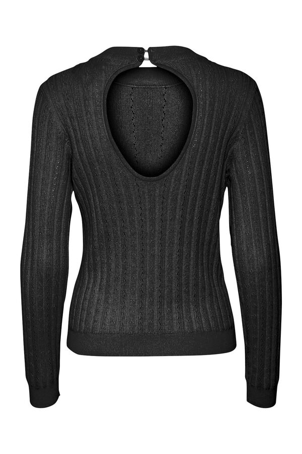 Vero Moda Jersey apertura en la espalda Negro
