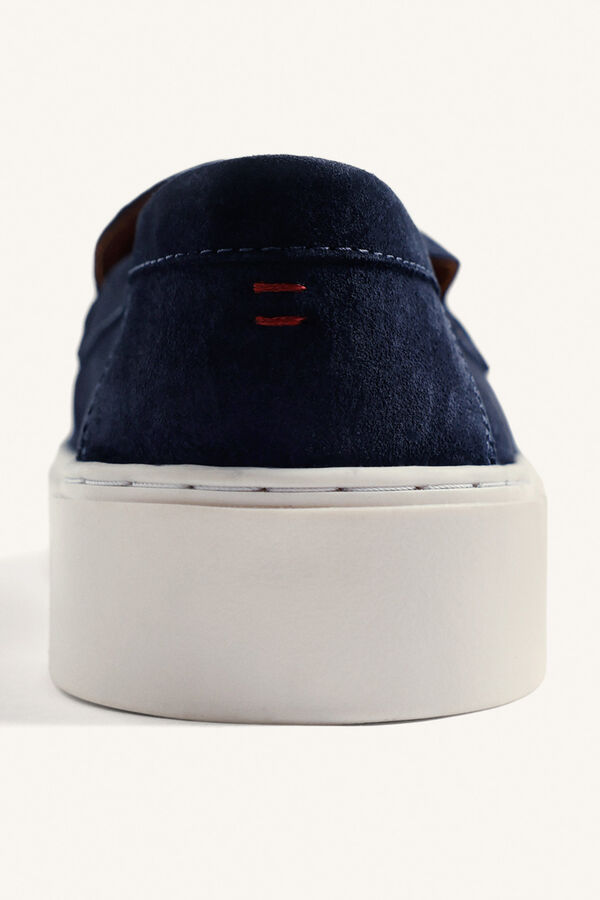 Gioseppo Mocasines de piel Azul marino