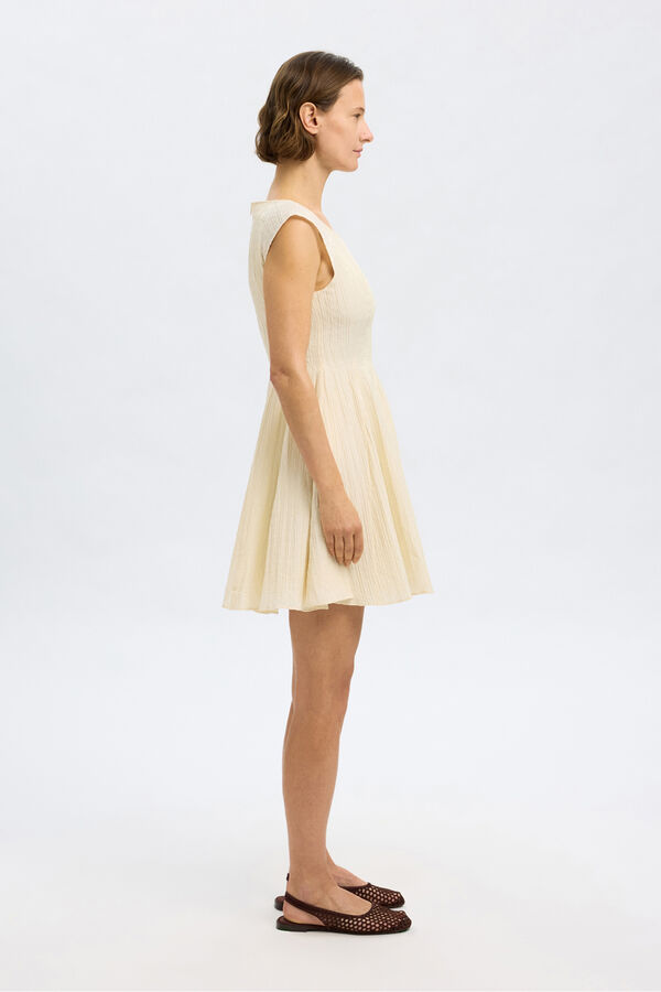 Selected Femme Vestido curto feito com Tencel Lyocell Cinzento