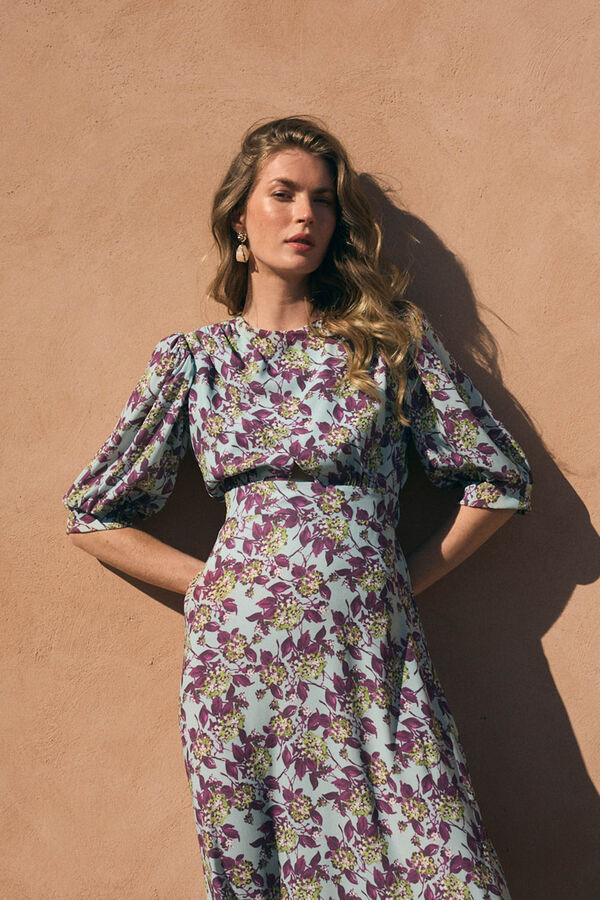 Polín Et Moi Vestido floral Joline Azul