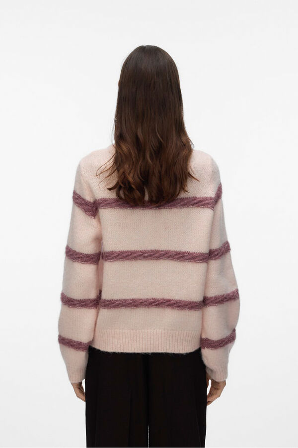 Vero Moda Jersey de punto rayas Rosa