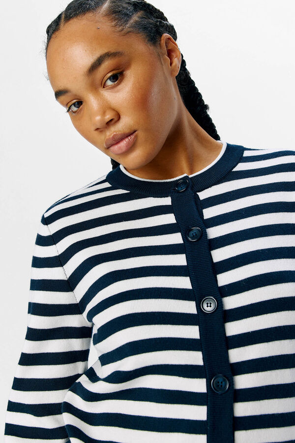 Object Cardigan de punto Azul marino