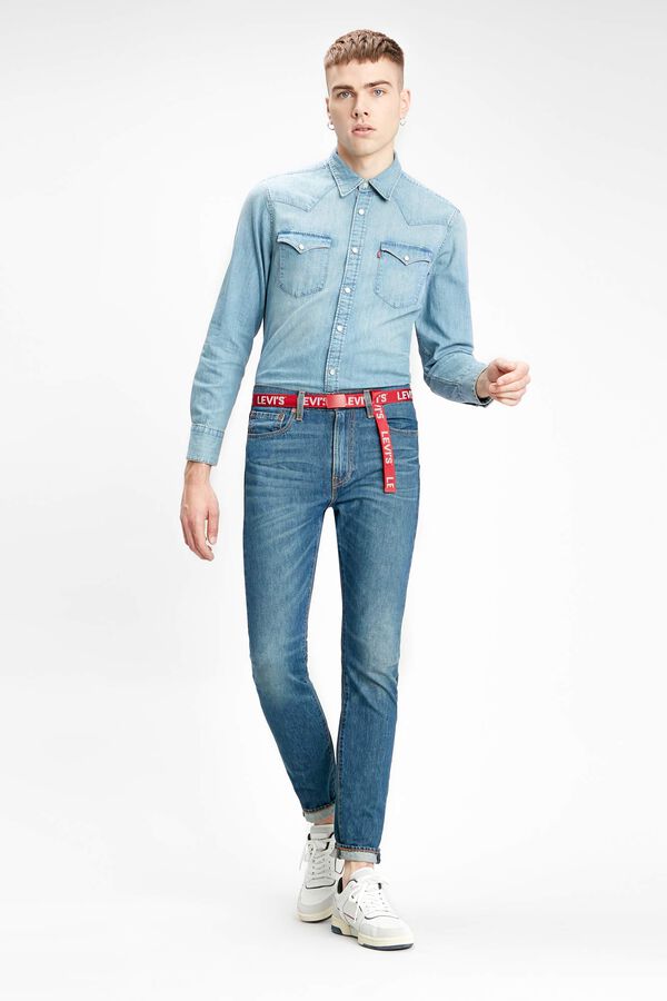Levi's Camisa Levi's&reg; Western denim con bolsillos en el pecho Azul