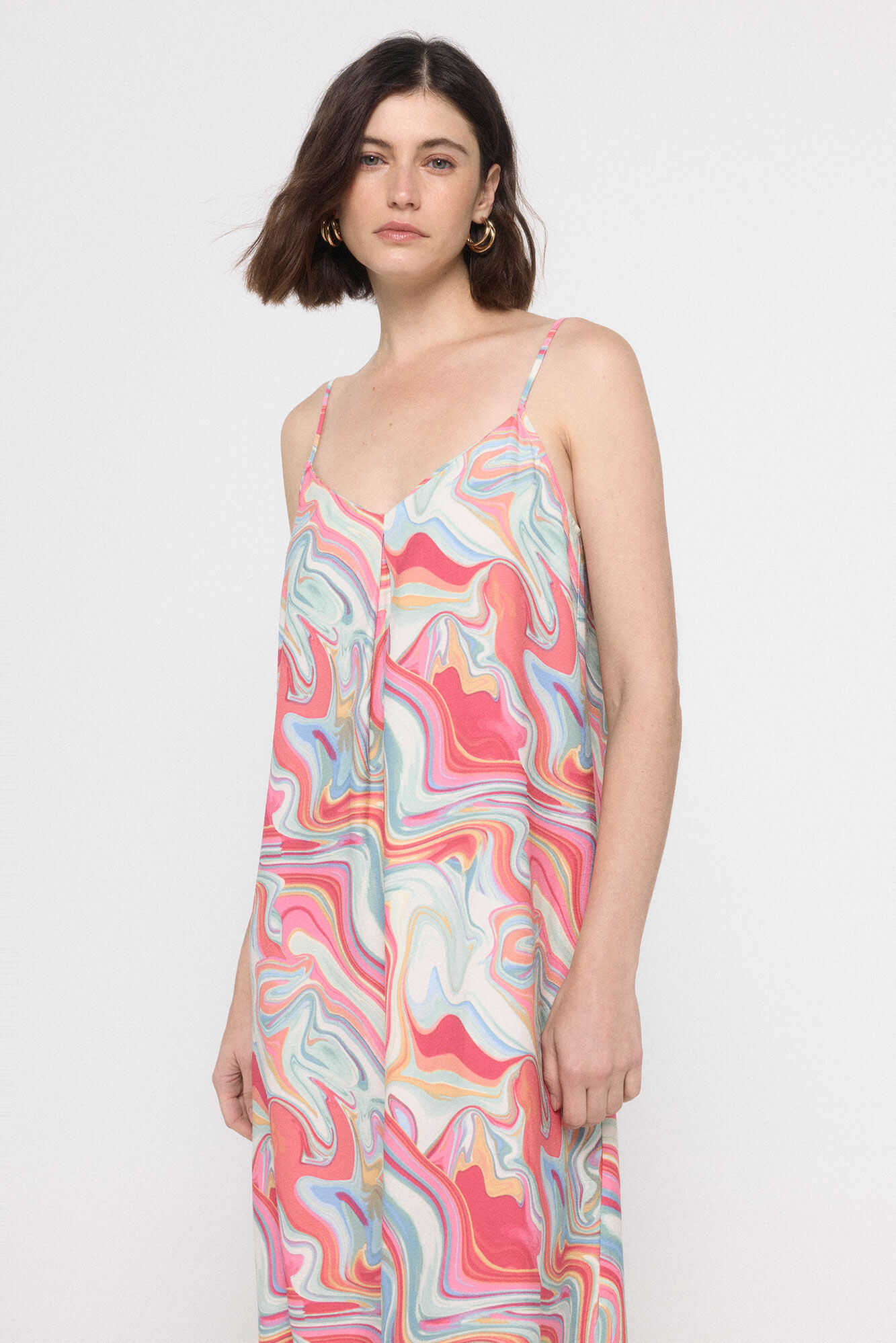 Vero Moda Vestido midi tirantes