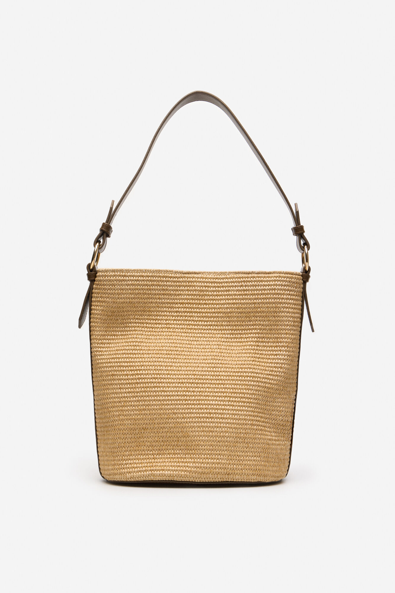 Cortefiel Bolso hobo rafia