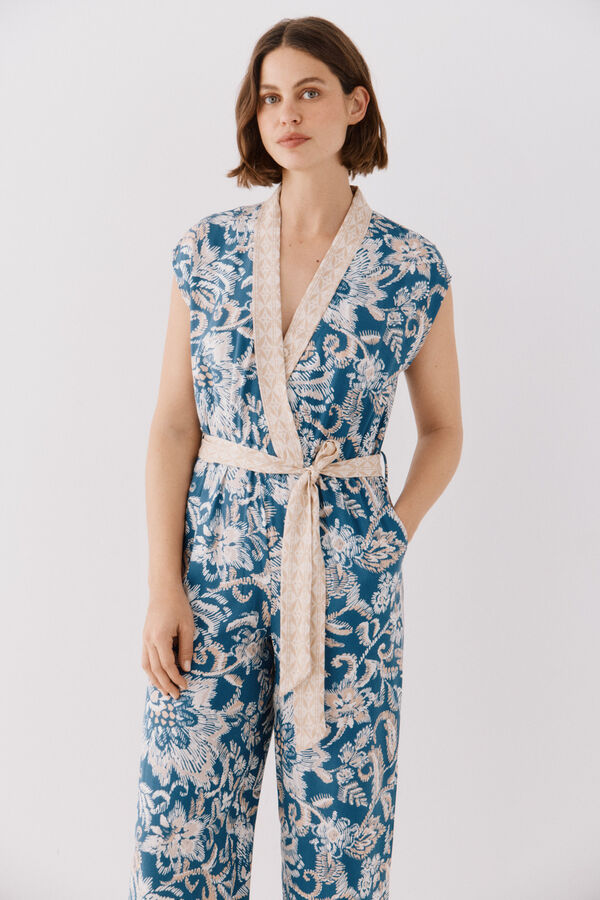 Cortefiel Mono estampados a contraste Estampado azul