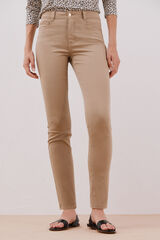 Cortefiel Pantalones Sensational color Beige