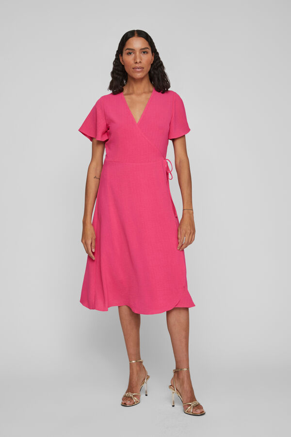 Vila Vestido envolvente Subiu