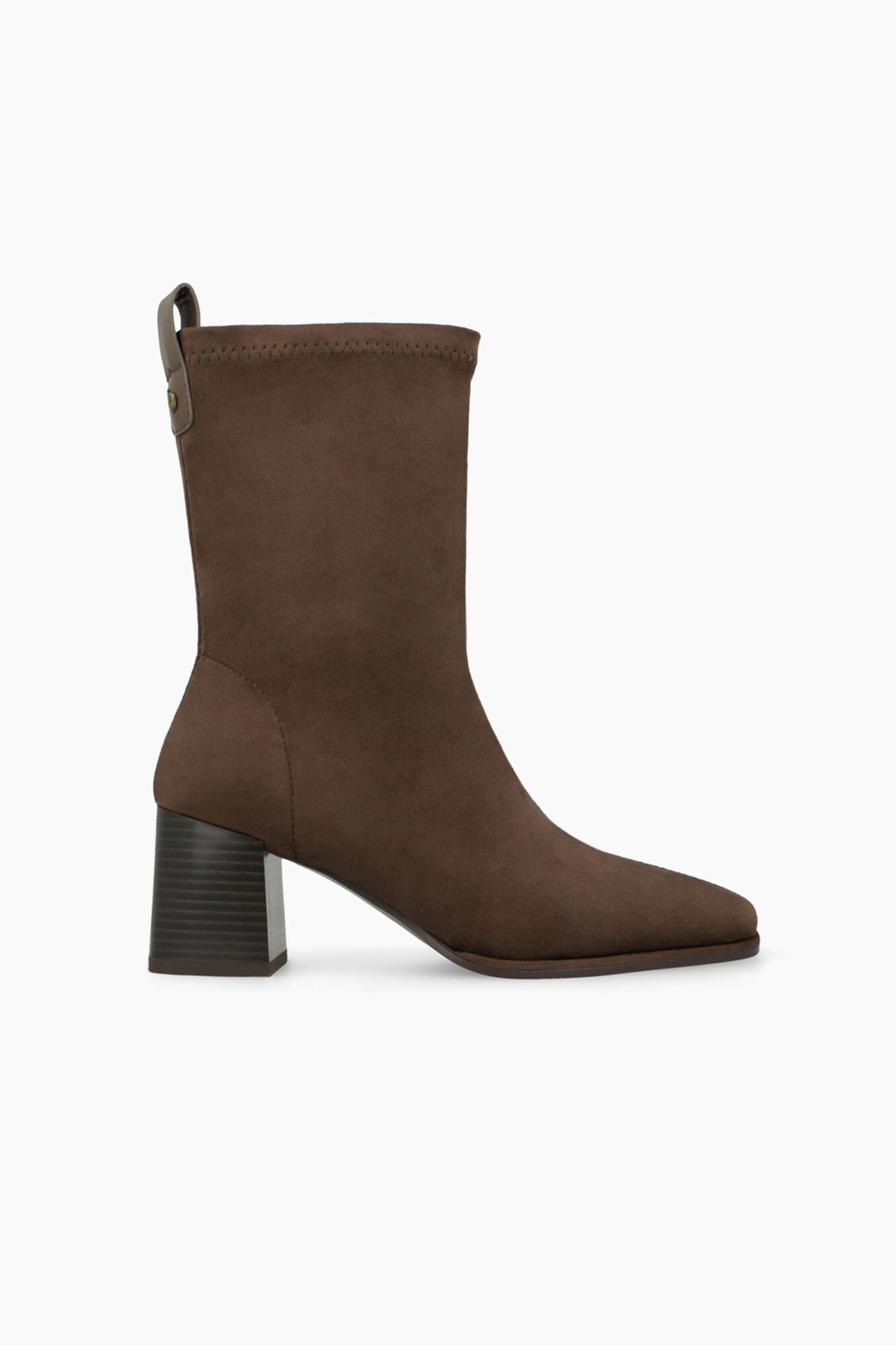 Lodi Botines efecto piel el&aacute;stica con tac&oacute;n