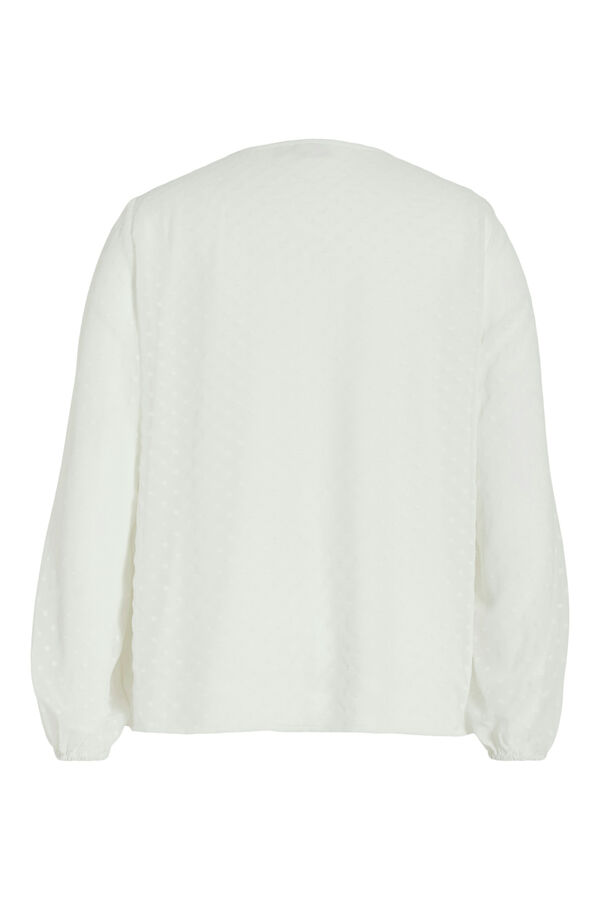 Evoked by Vila Blusa de manga larga Blanco