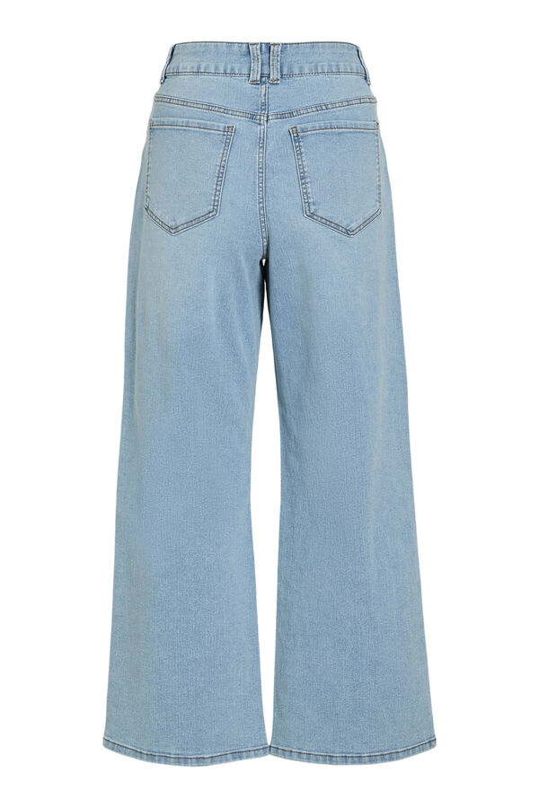 Vila Cal&ccedil;a jeans capri 7/8 Azul