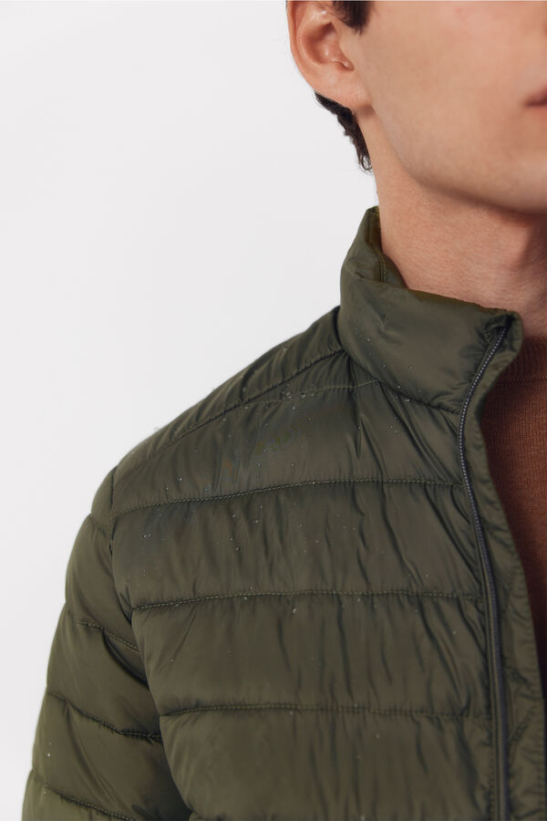Cortefiel Blus&atilde;o acolchoado ultralight Verde