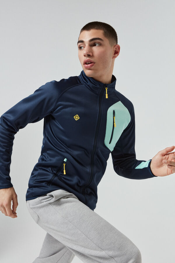 Izas Chaqueta de Polar Stretch Azul marino