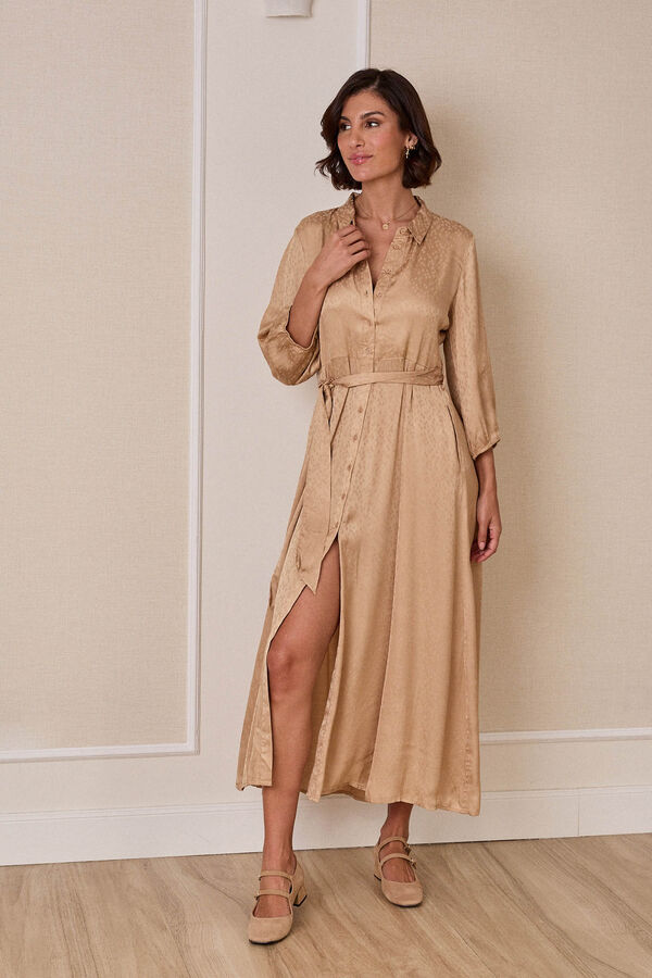 Pol&iacute;n Et Moi Vestido camisa Tirsa Castanho