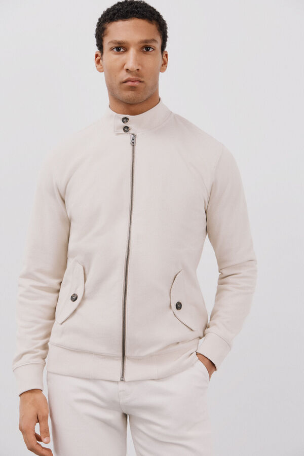 Cortefiel Cardigan lavado estruturado Tostado