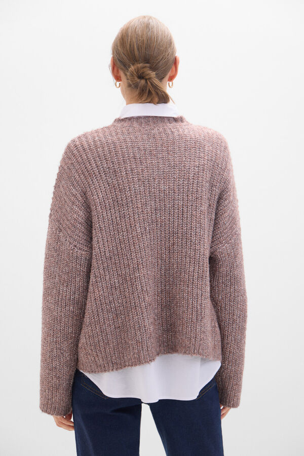 Cortefiel Jersey jaspeado lentejuelas Arena