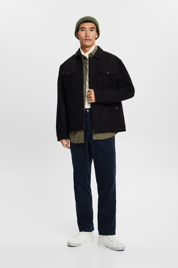 Esprit Calças básicas slim fit Azul