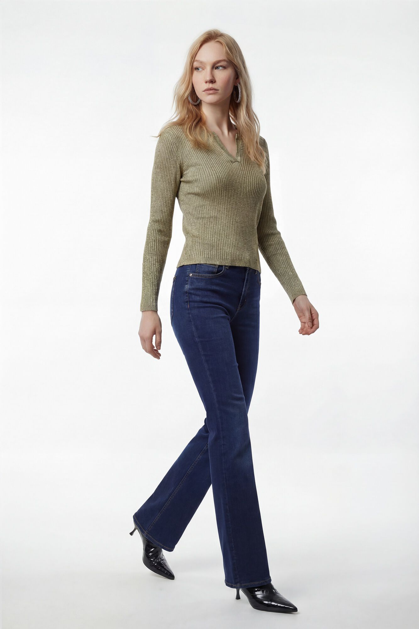 Vero Moda Top de punto detalles l&uacute;rex