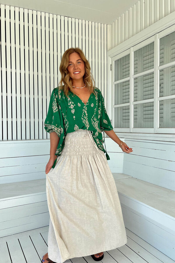 Jaase Blusa manga francesa oversize Rue Verde