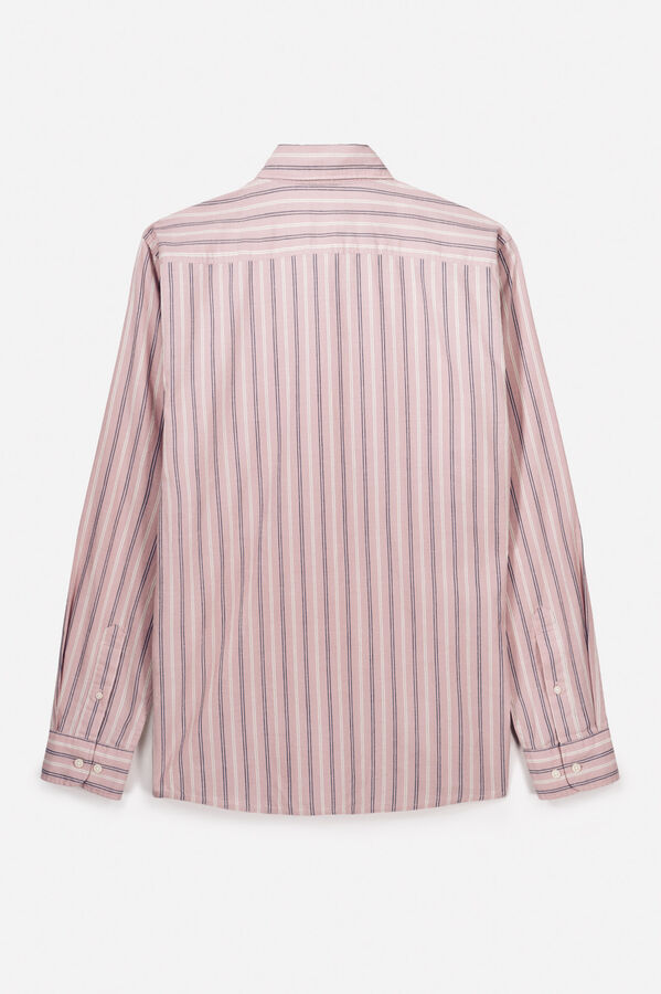 OOTO Camisa rayas relaxed fit Rosa