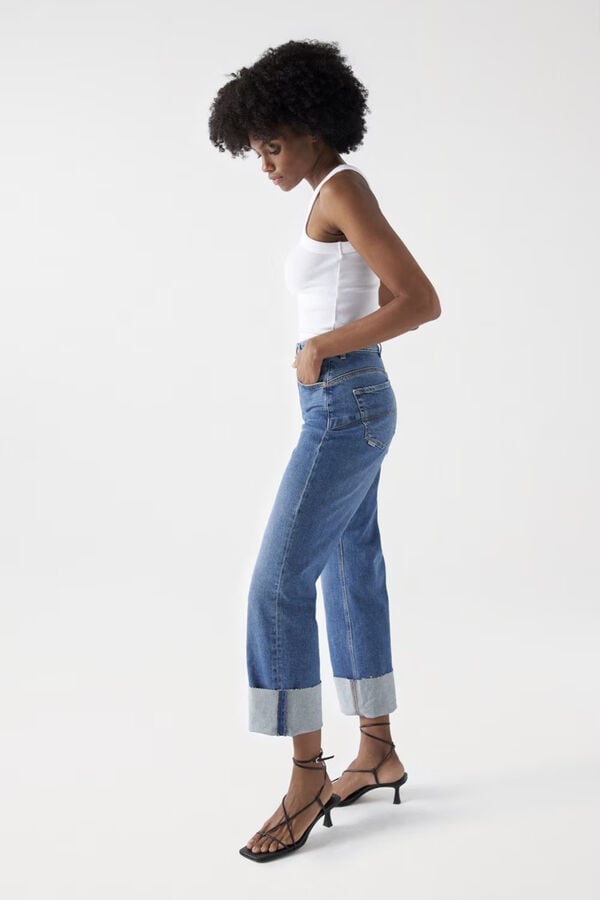 Salsa Jeans Vaqueros faith push in straight Azul