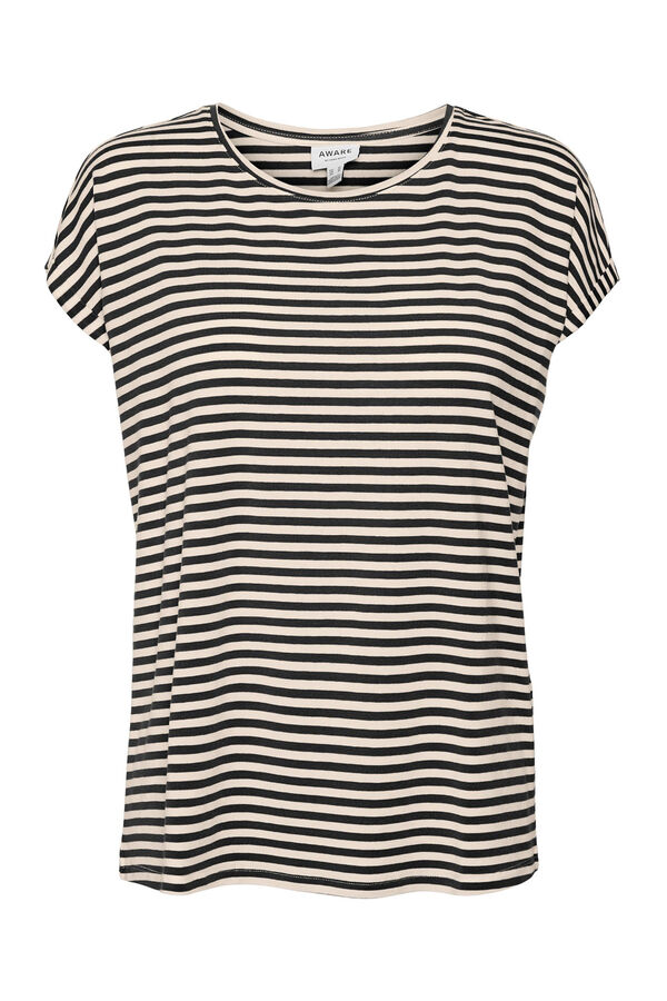 Vero Moda Camiseta b&aacute;sica manga corta Negro