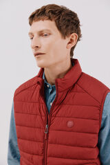 Cortefiel Chaleco acolchado ultralight Rojo