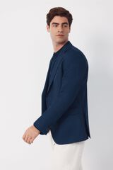 Cortefiel Blazer de malha Azul