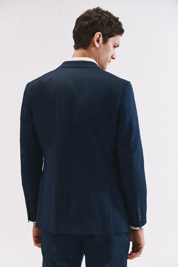 Cortefiel Blazer azul slim fit Azul