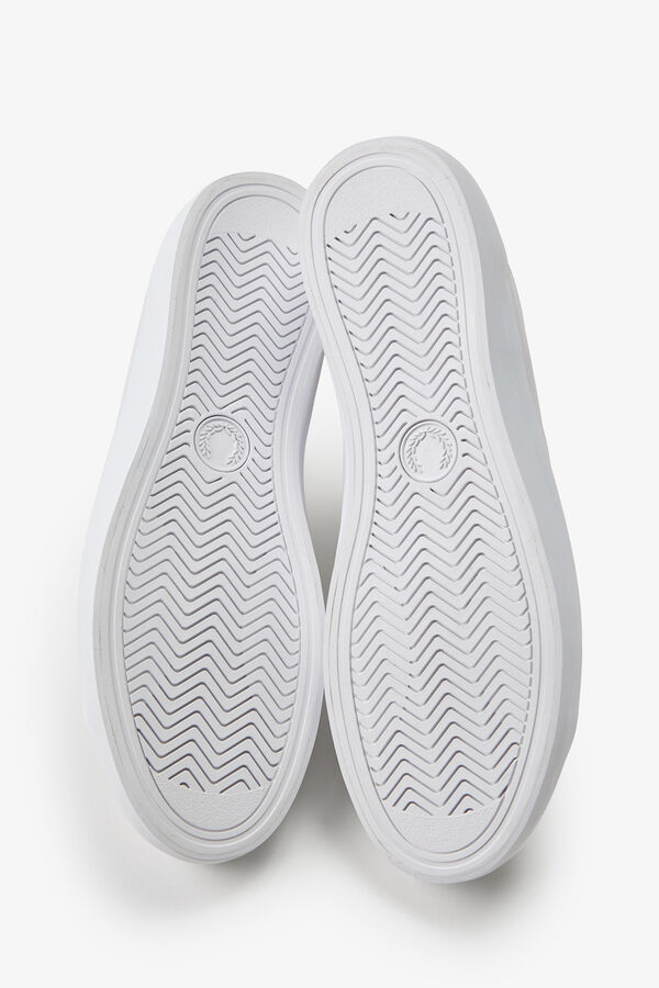Fred Perry Sapatilhas Baseline pele Branco