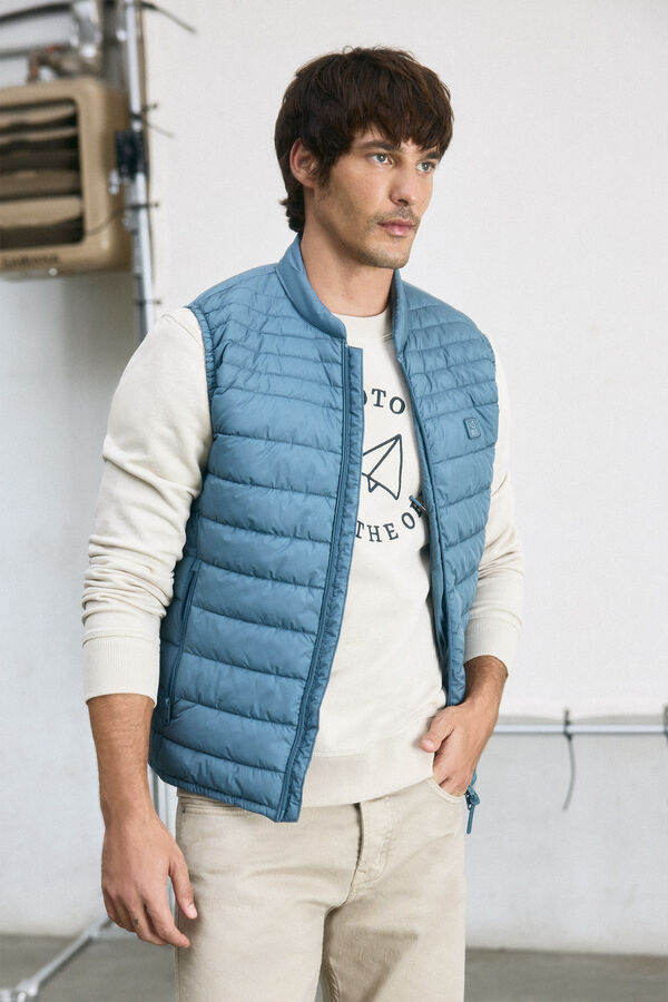 OOTO Colete acolchoado ultraleve Azul