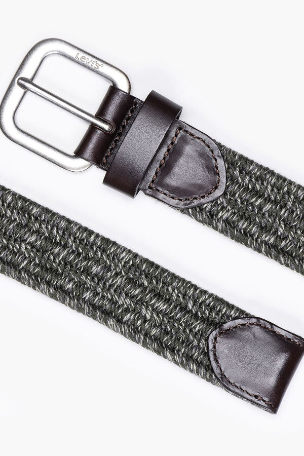 Levi's Cinto Tecido El&aacute;stico Verde