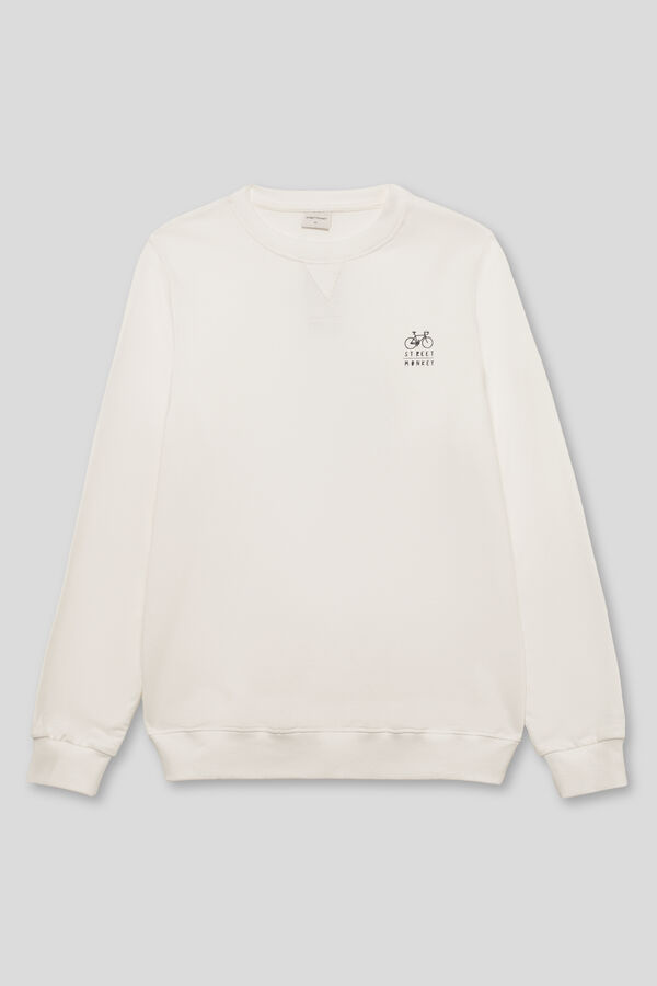 Street Monkey Sudadera moda Marfil