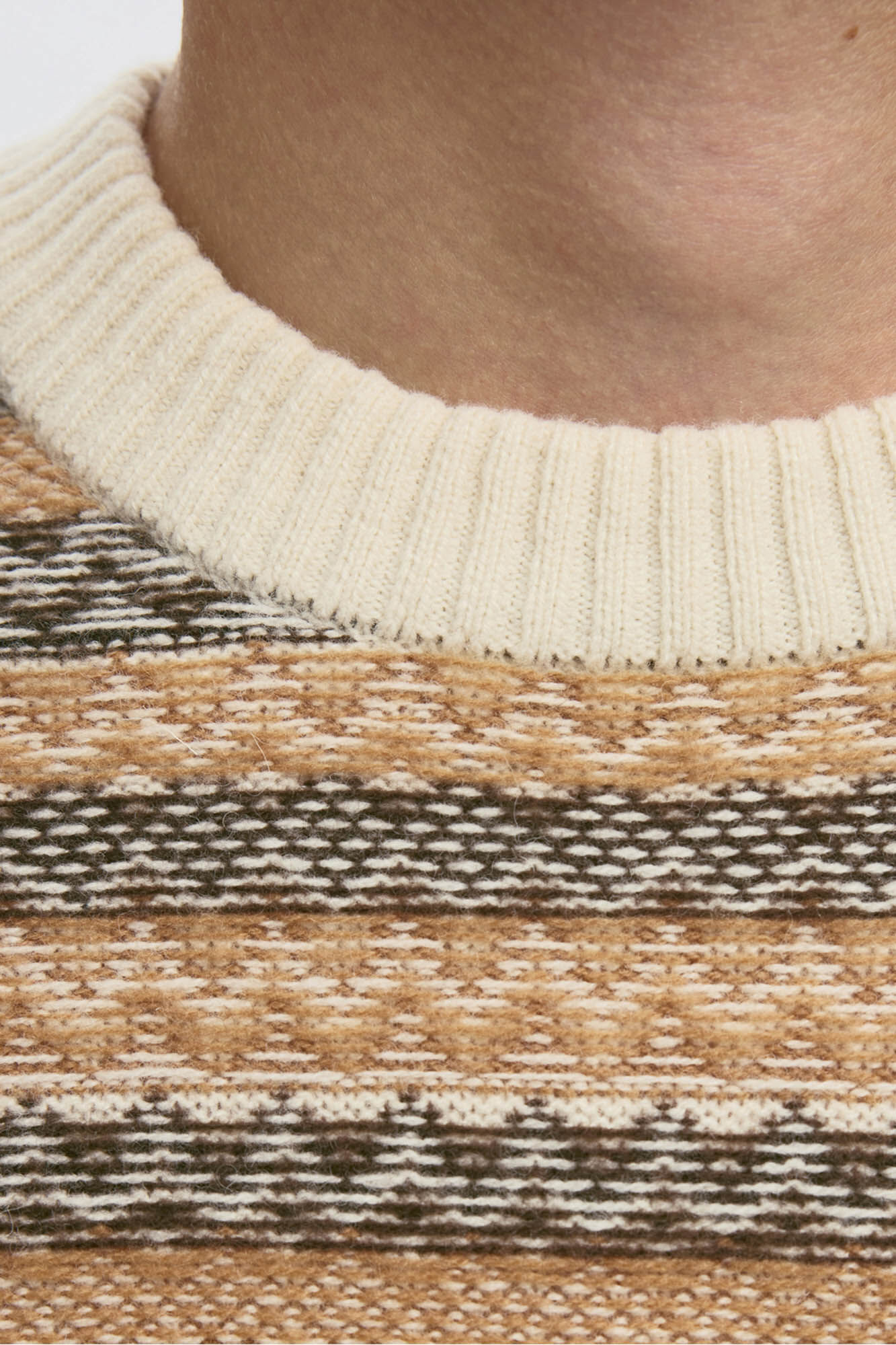 Selected Jersey lana cuello caja