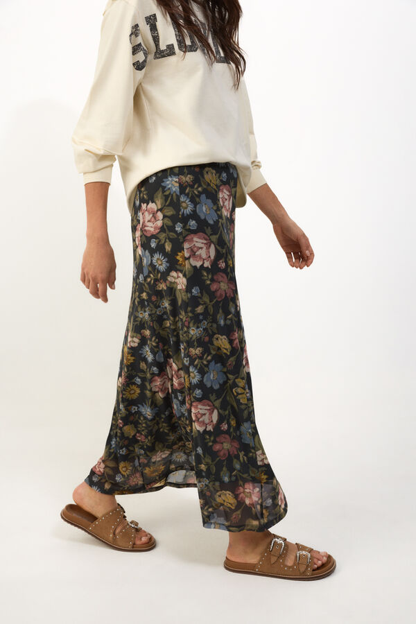 Slowlove Falda de tul el&aacute;stico Multicolorido