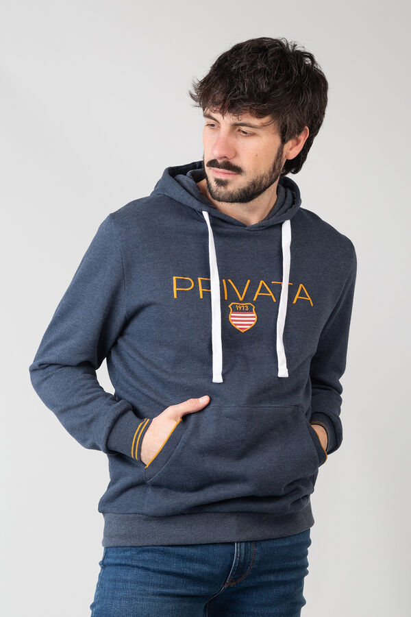 Privata Sudadera con capucha y bolsillos Azul
