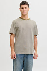 Jack & Jones T-shirt b&aacute;sica manga curta Verde