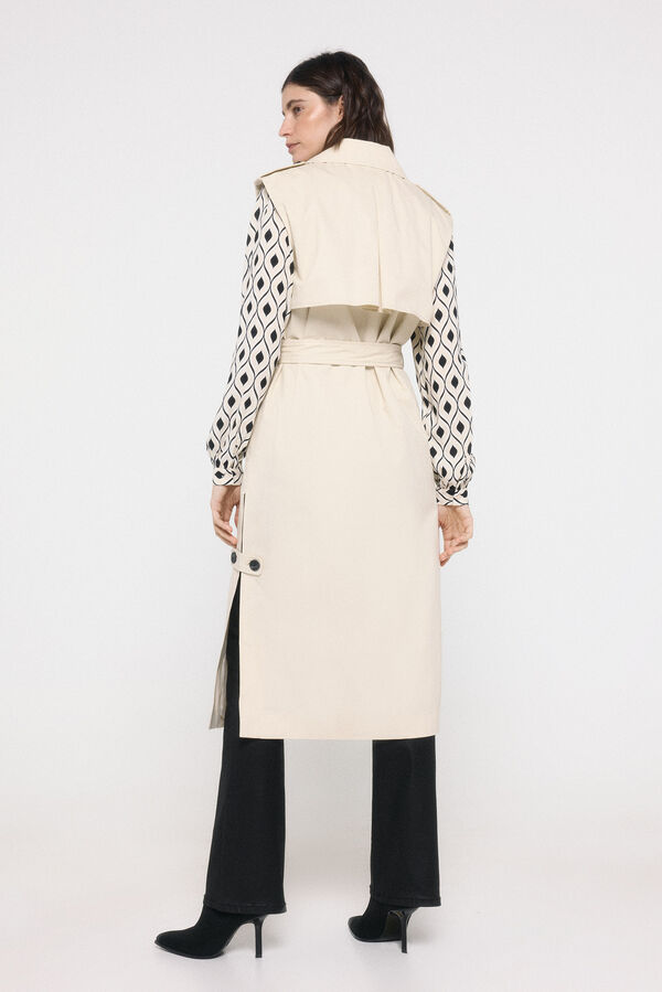 Vero Moda Chaleco largo de doble abotonadura Cinzento