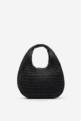 Cortefiel Bolso mini hobo trenzado Negro