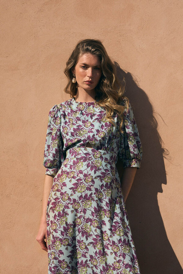 Polín Et Moi Vestido floral Joline Azul