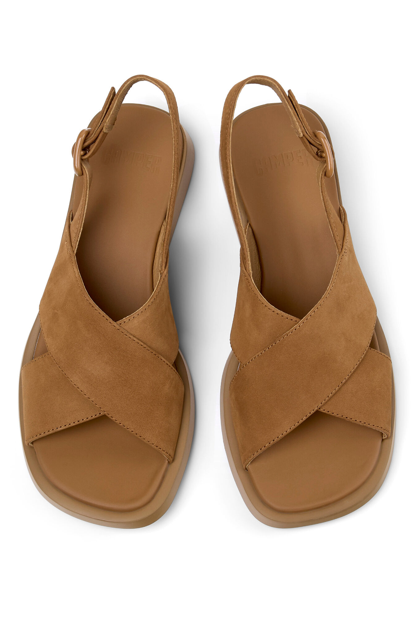 Camper Sand&aacute;lias de pele para mulher