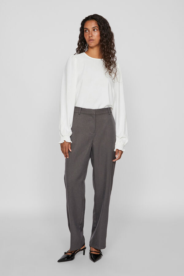 Vila Pantal&oacute;n de vestir recto Gris