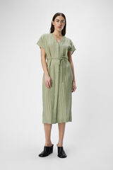 Object Vestido midi de manga curta Cinzento